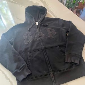 GAP zip up hoodie, Black, Men’s XS